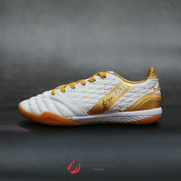 GIÀY ĐÁ BÓNG CHÍNH HÃNG KAMITO FUTSAL TA11-IN - F21006 - TRẮNG/VÀNG