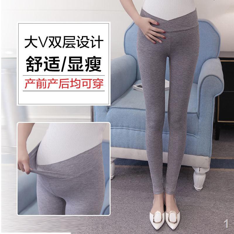 ☽Quần legging của phụ nữ mang thai Miduli mùa xuân và thu mặc ngoài dài hè mỏng dành cho bà bầu Trang phục mới