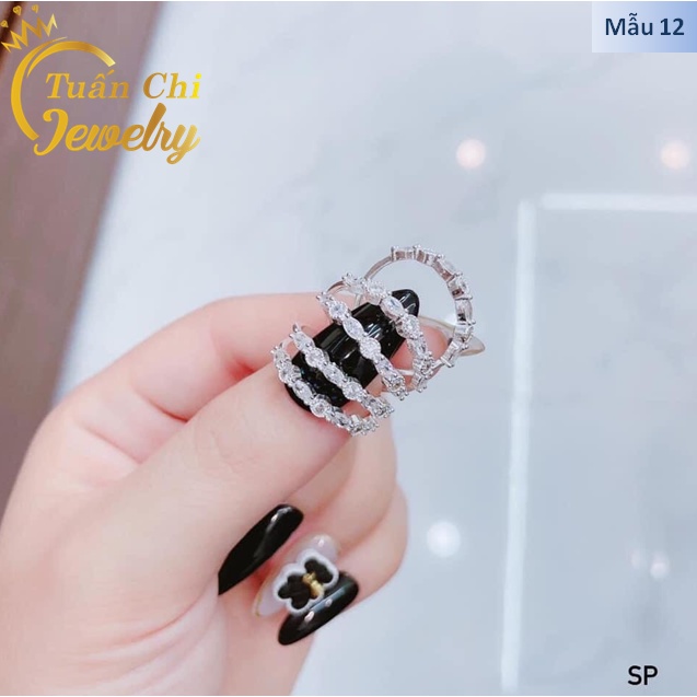 Nhẫn Nữ 𝑻𝑨̣̆𝑵𝑮 𝑯𝑶̣̂𝑷Các Mẫu Nhẫn Bạc Nữ Dáng Nhỏ Xinh Xắn Kèm Hộp Nơ Đẹp, Bảo Hành