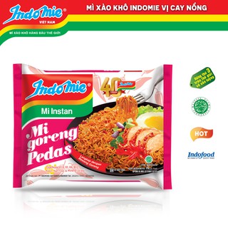 [FREESHIP 99K] Mì Xào Khô Indomie Vị Cay Nồng - Thùng 40 gói - Mì xào khô nhập khẩu từ Indonesia