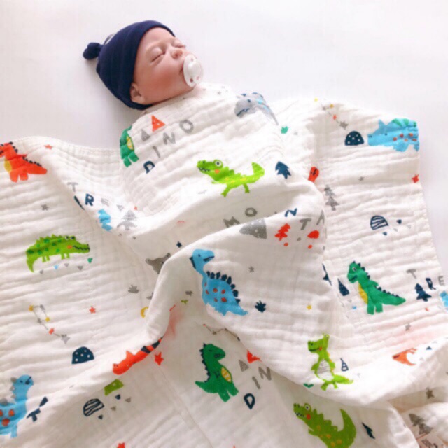 ❤️chọn mẫu❤️Khăn tắm cho bé 👶 khăn xô 6 lớp mềm mịn và thấm hút kích thước 105 cm x 105 cm