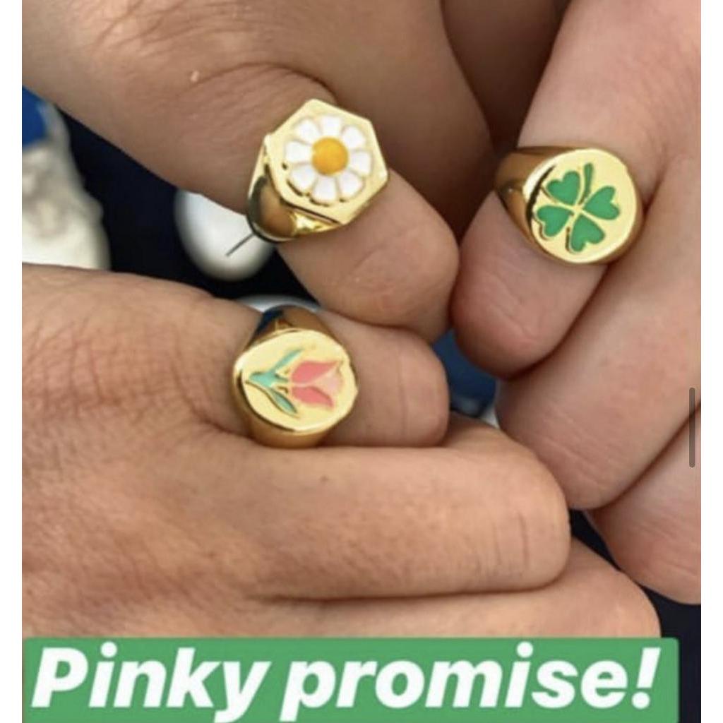 Nhẫn Hở Hình Hoa Cúc Phong Cách Âu Mỹ