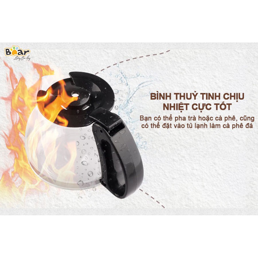 Máy Pha Cà Phê Bear KFJ-403💟 Bảo Hành 12 Tháng, Chính Hãng, Phiên Bản Nội Địa, Chất Lượng, Tiện Lợi Vô Cùng.