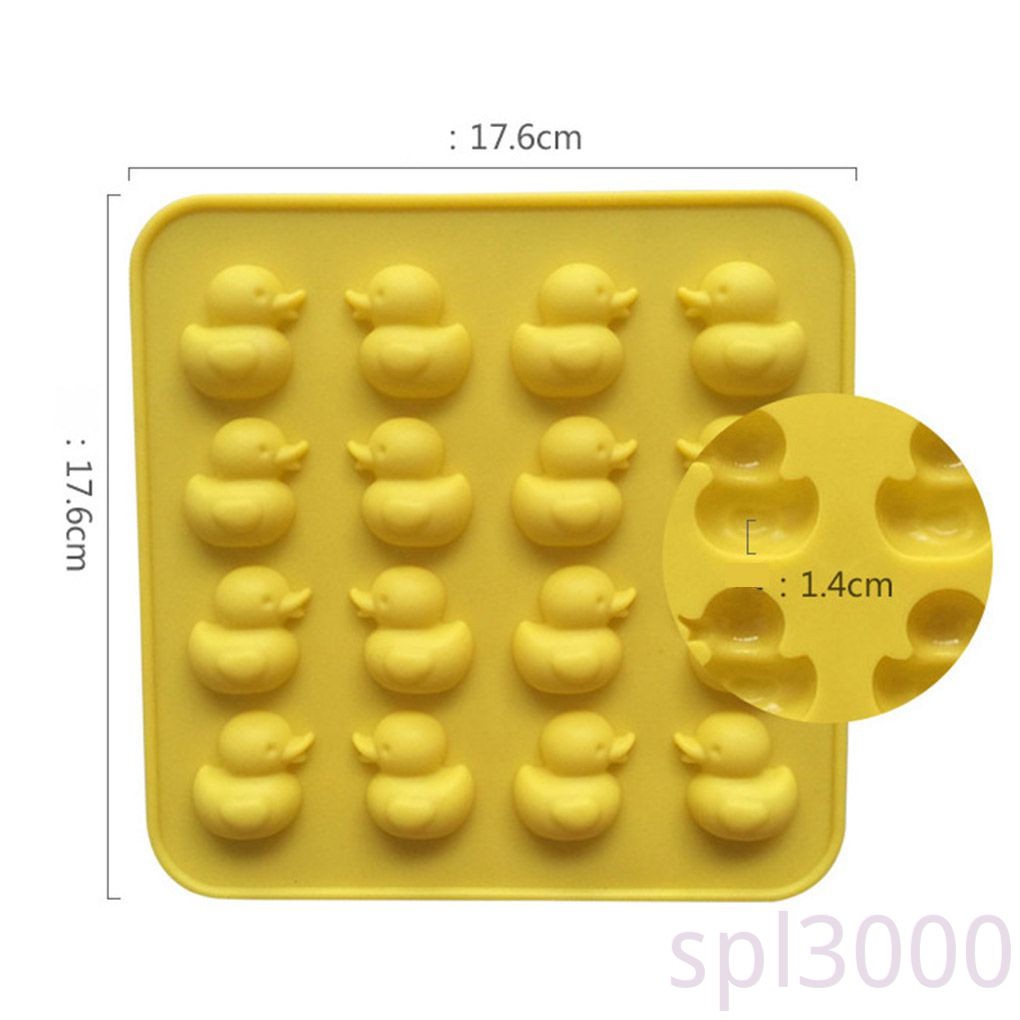 Khuôn Làm Bánh 16 Ngăn Bằng Silicon