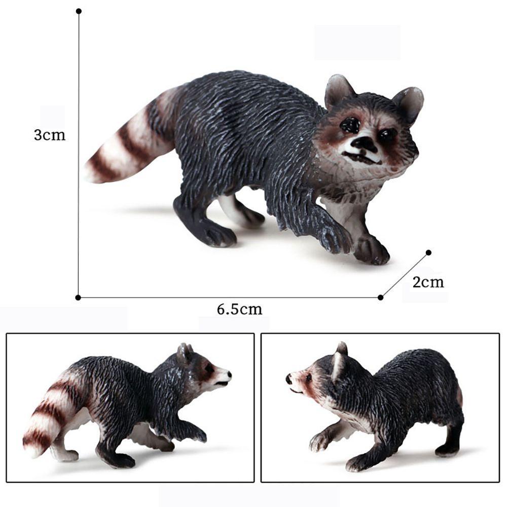 Mô Hình Raccoon Sống Động Như Thật Cho Bé