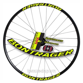Tem decal dán vành niềng bánh xe đạp địa hình BONTRAGER 26"/27.5"/29" | MTB Wheel Decal | Temxedap.vn
