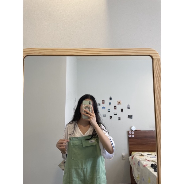 KhaLik Overall - Yếm Đùi (Có Sẵn) Màu Be Hợp Thời Trang Dành Cho Nữ Cực Xinh - Naotun Planet | BigBuy360 - bigbuy360.vn