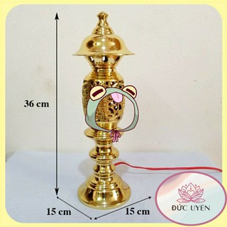 🌱Cặp Chân Đèn Bằng Đồng - Nhiều size ( đồ thờ cúng)