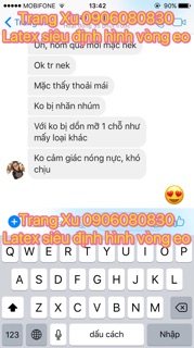 Latex định hình eo con kiến