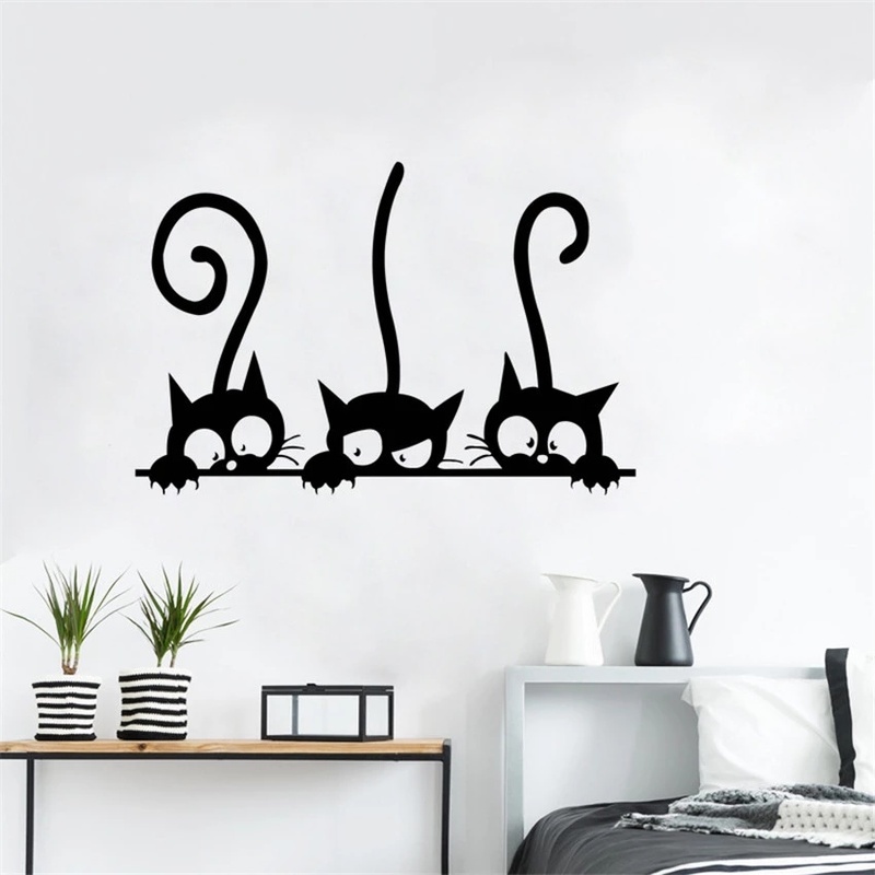 Giấy Dán Tường Tự Dính Họa Tiết Hoạt Hình Dễ Thương Trang Trí Phòng Khách / Phòng Ngủ