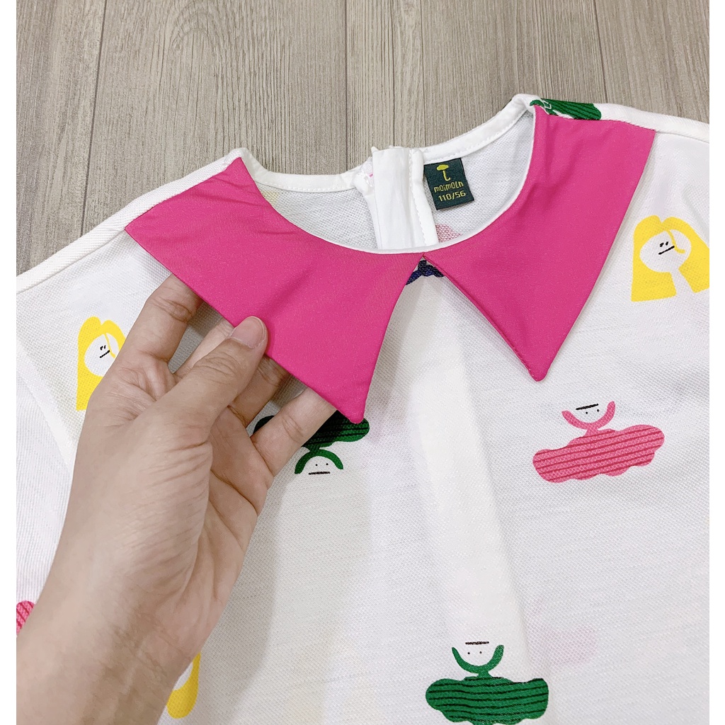 Đầm thun bé gái Moimoln xuất Hàn