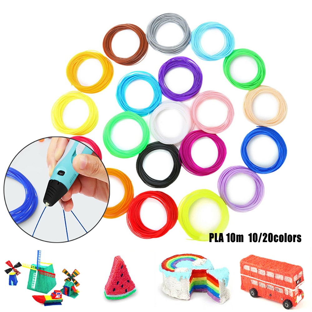 (Spm) Sợi Tóc Pla 1.75mm 10 / 20 Màu 10m