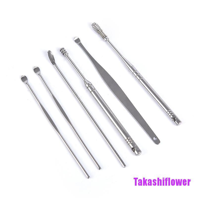 Bộ 6 Dụng Cụ Lấy Ráy Tai Bằng Inox Chuyên Dùng