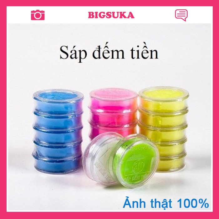 Sáp đếm tiền nhiều màu không chảy BIGSUKA