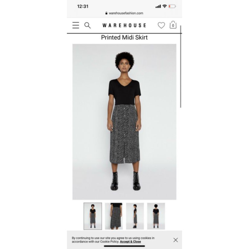 Chân váy Warehouse