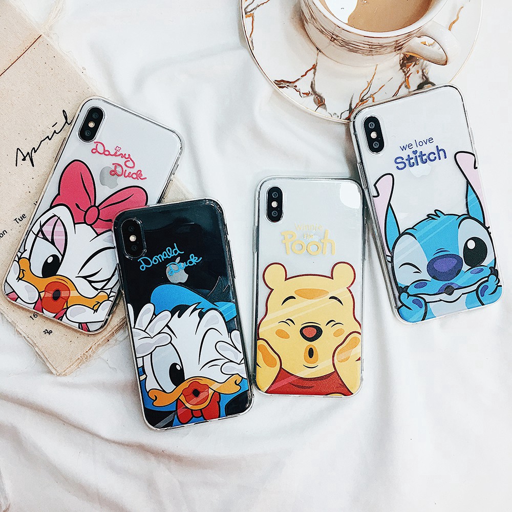 Ốp iphone Ốp điện thoại họa tiết gấu pooh cho Iphone 11 promax 6s 7 8 plus X XR XS MAX 7plus 8plus se2 | BigBuy360 - bigbuy360.vn