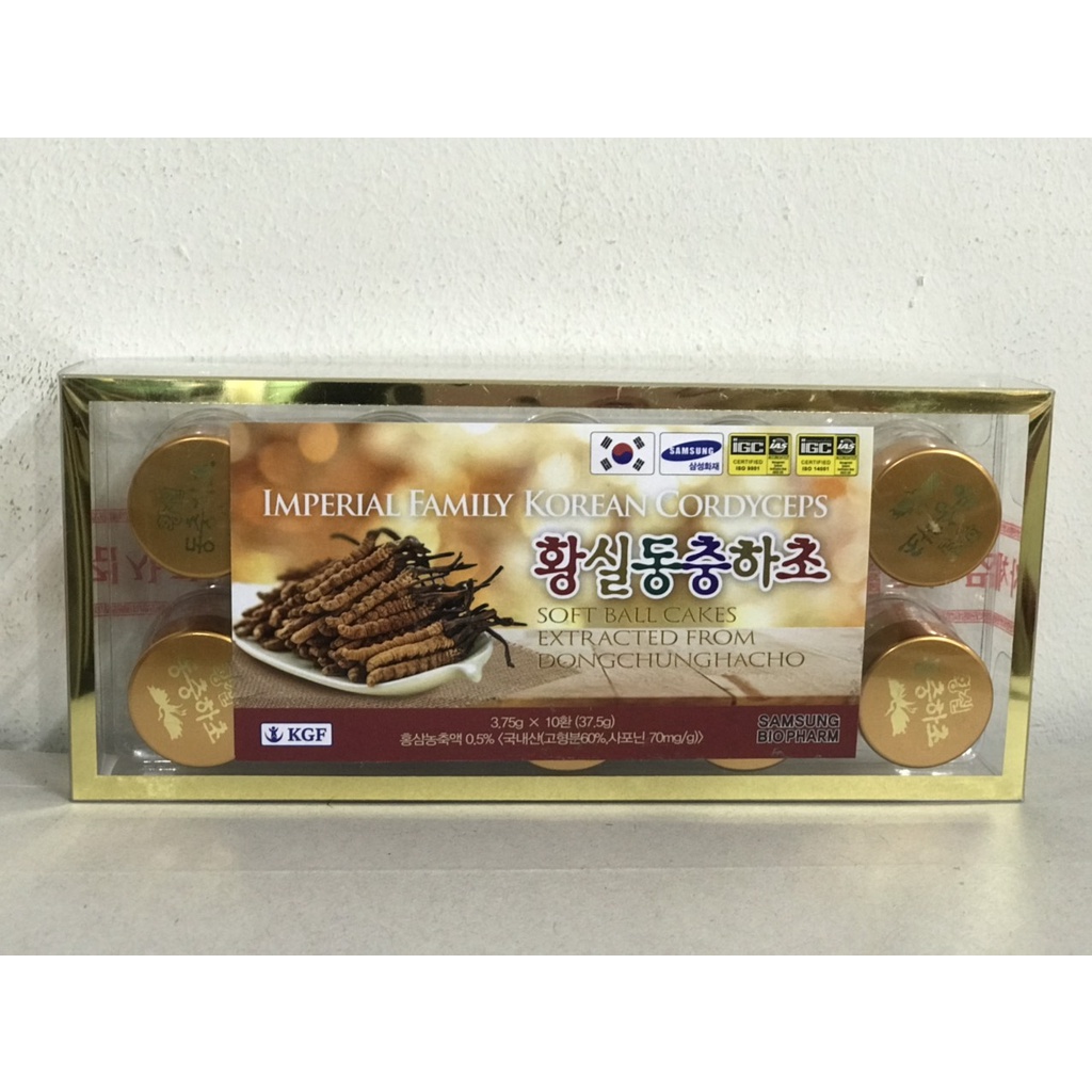 Viên Đông Trùng Hạ Thảo hộp nhựa 10 viên - tăng cường sức khỏe