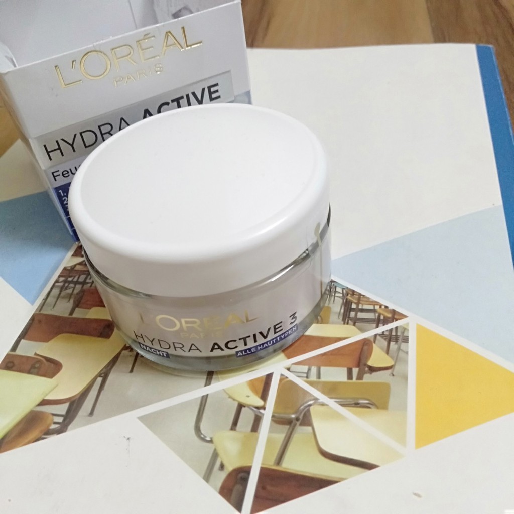 Kem Dưỡng Da Loreal Hydra Active Cho Da Khô Và Nhạy Cảm Ban Đêm, 50 ml | BigBuy360 - bigbuy360.vn