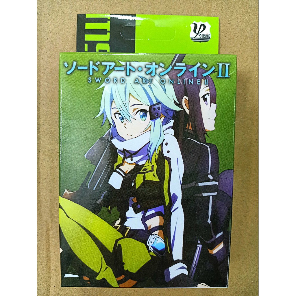 Bộ bài Tây anime Sword Art Online Đao kiếm thần vực 54 lá in hình anime manga dễ thương