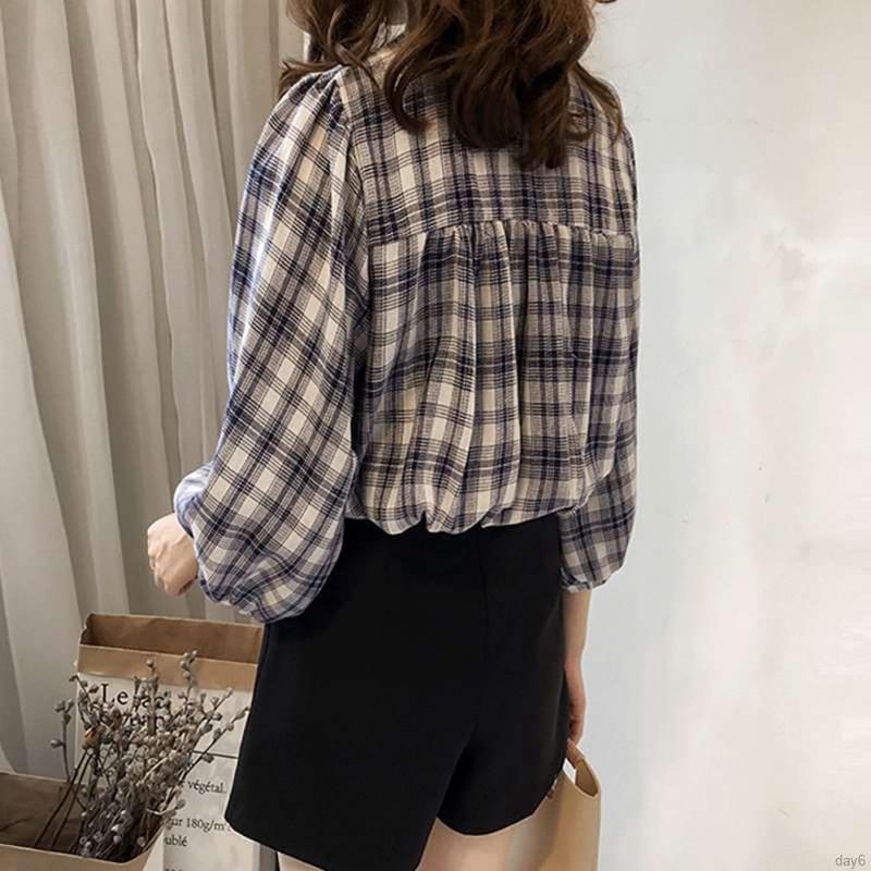 Áo tay phồng cổ tim phong cách Hàn Quốc thanh lịch dành cho nữ