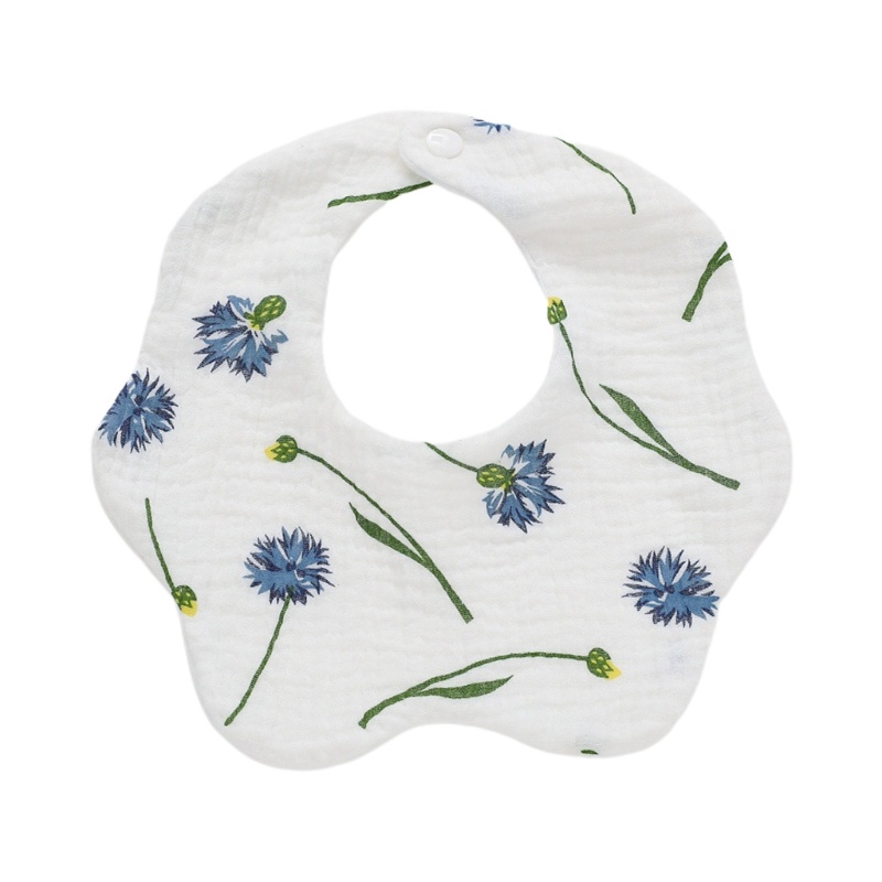 Yếm Ăn Họa Tiết Hoa Xinh Xắn Dành Cho Bé