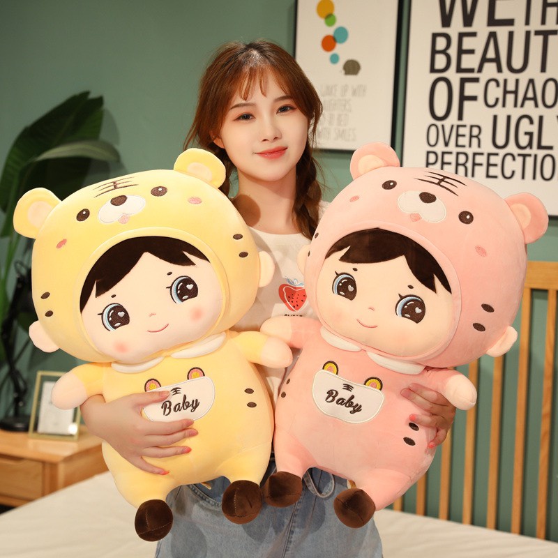 Gấu Bông , Gối Ôm Bé Baby Cute Đủ Size 55Cm,70Cm,1M1