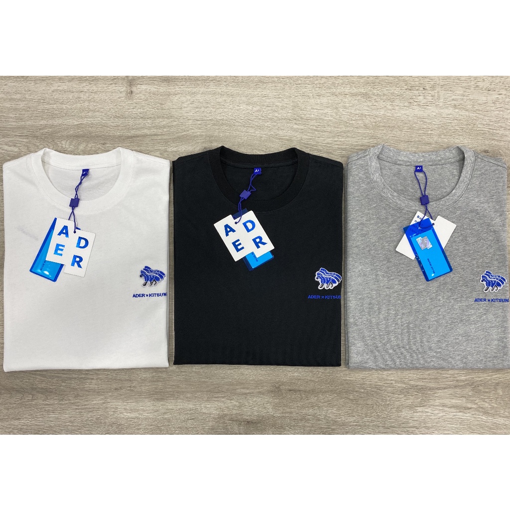 Áo Thun Ngắn Tay Thêu Hình Chú Cáo Nhỏ Đáng Yêu Kiểu Đường Phố Cho Nam Và Nữ