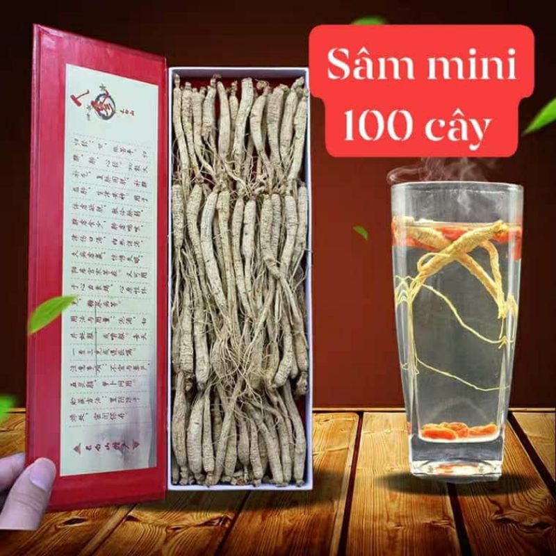 Nhân sâm khô 100 sợi /hộp