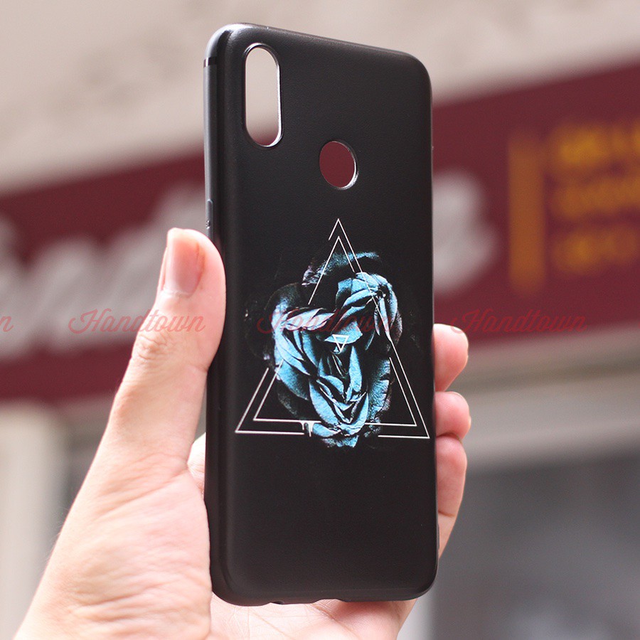 ỐP LƯNG REALME 3 DẺO ĐEN IN HÌNH PHẦN C