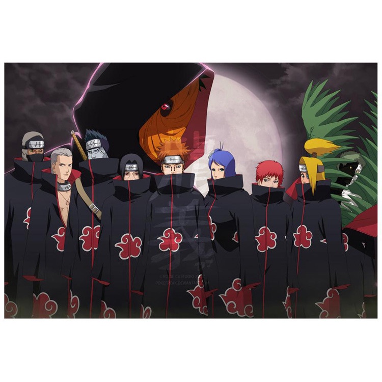 Áo Choàng Hóa Trang Nhân Vật Naruto Độc Đáo Cá Tính
