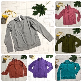 Áo khoác chống nắng nữ không mũ, thun cotton lạnh dày, đẹp có túi trong thích hợp đễ khoác nhẹ, dưỡng da mặc cả ngày