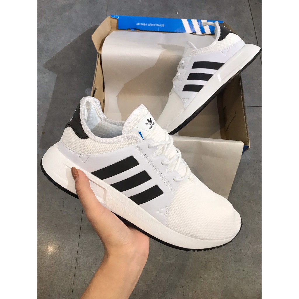 Giầy x-plr trắng đen kẻ uzulang