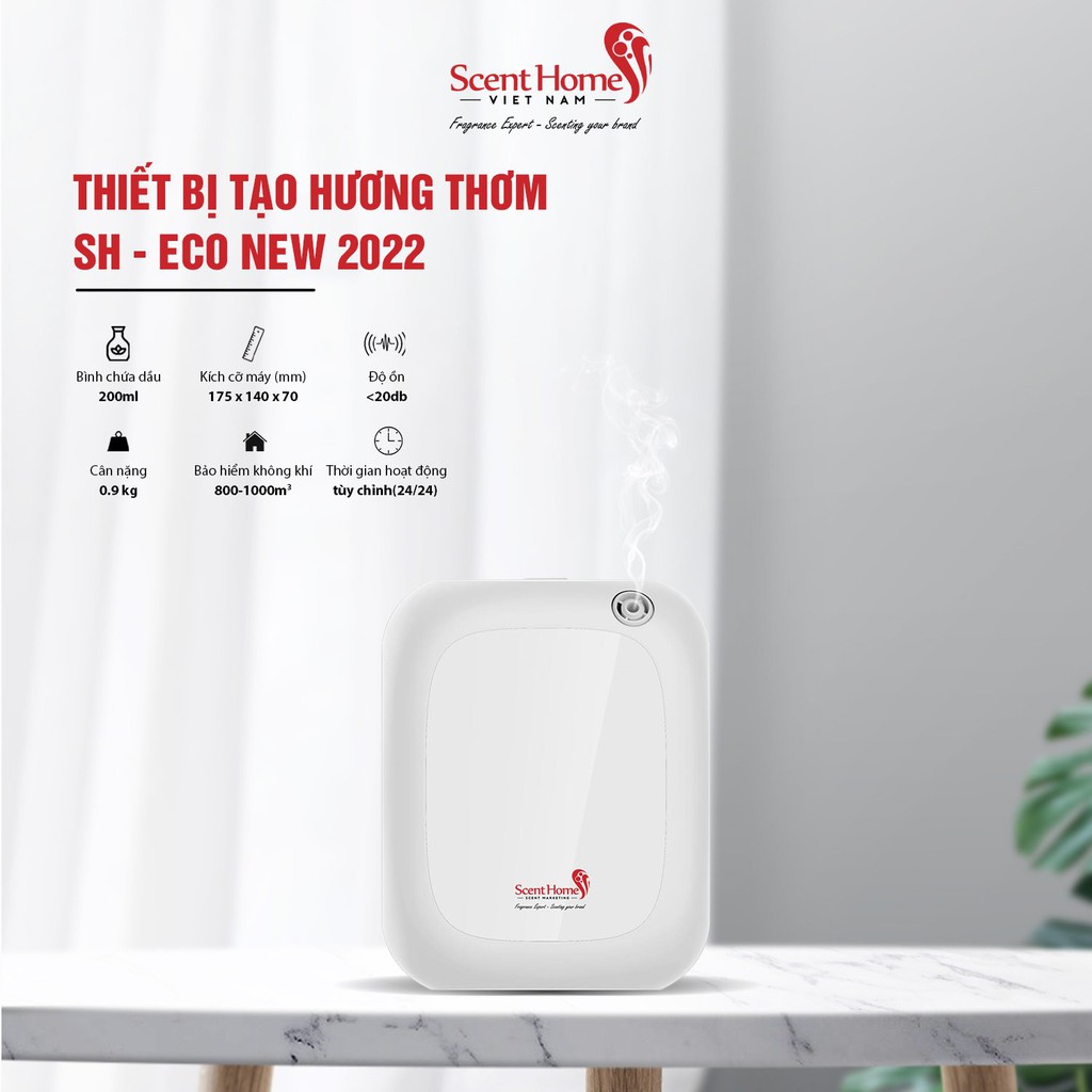 [Chính hãng] Máy tạo hương thơm chuyên nghiệp dịch vụ Scent Homes (Sh-Eco new)