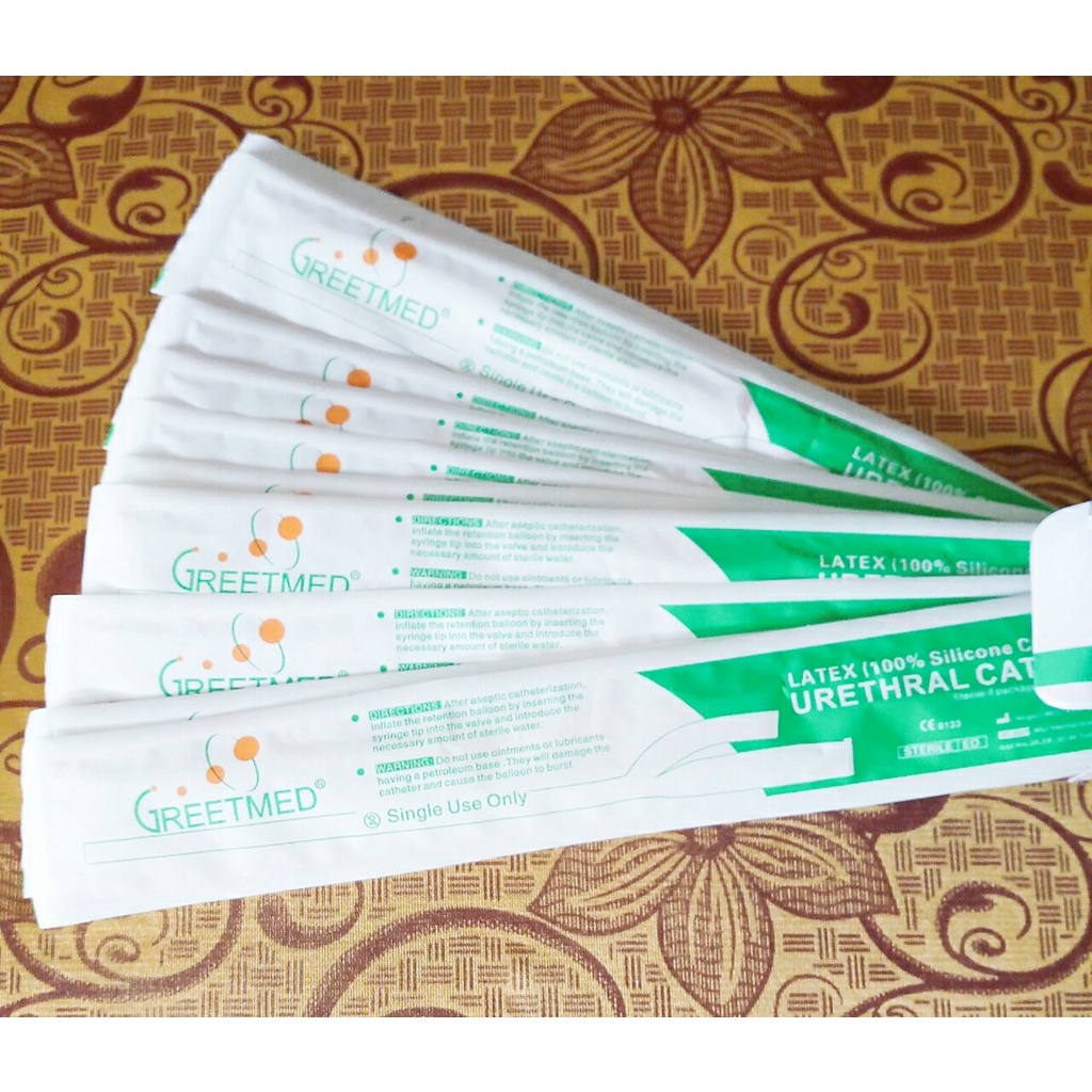 1 Dây truyền Silicone mềm GREETMED® 1 nhánh Nelaton Fr14 thải độc đại tràng cà phê_ống thông tiểu