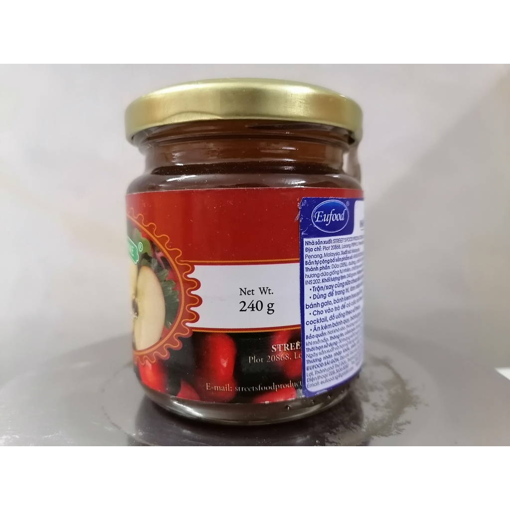 [Lọ 240g] MỨT TÁO [Malaysia] EVERY HOME Apple Jam (halal) (euf)