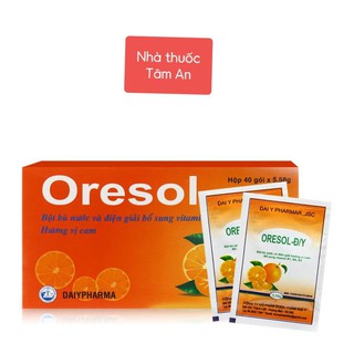 Oresol vị cam bù nước
