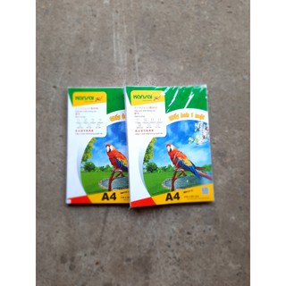 Giấy ganh bóng KANSAI 1 mặt A4 250 gsm (vân bóng)