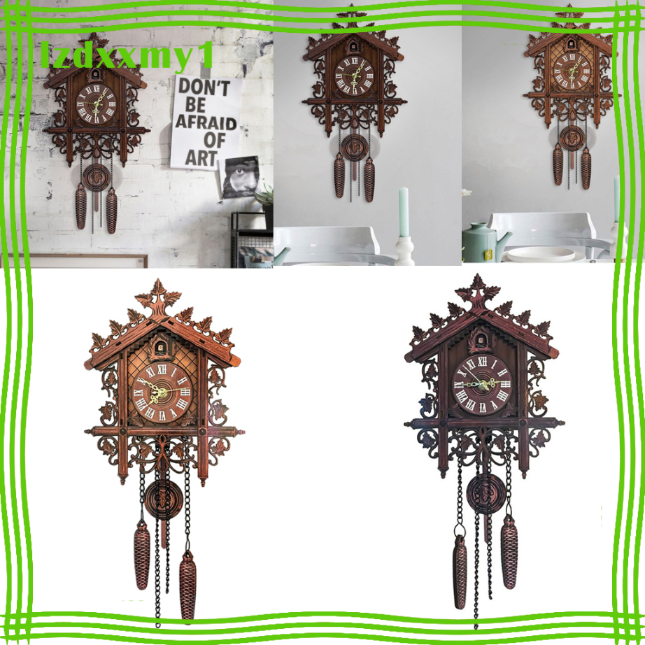 Kiddy Decorative Wood Wooden Cuckoo Wall Clock for Home Decoration Creative Gift#1