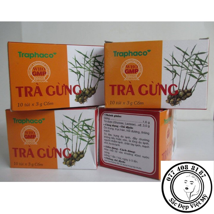 [Hot Ginger] Trà Gừng Hoà Tan Giảm Mỡ Ấm Bụng Cho Ngày Đèn Đỏ Hiệu Qủa Tức Thì