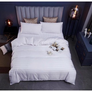 BỘ CHĂN GA COTTON LỤA SỌC 3F