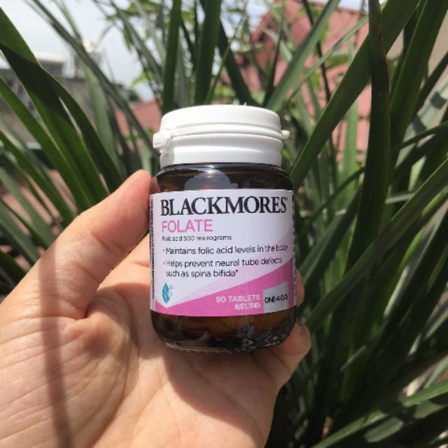(Hạn T3/23) Bill Úc - Blackmores_Folate_500mcg_90_viên_mẫu_mới