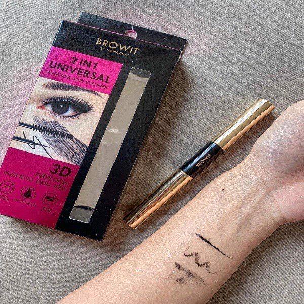 Mascara 2 Đầu Browit by Nongchat 2 in 1 Universal Mascara And Eyeliner