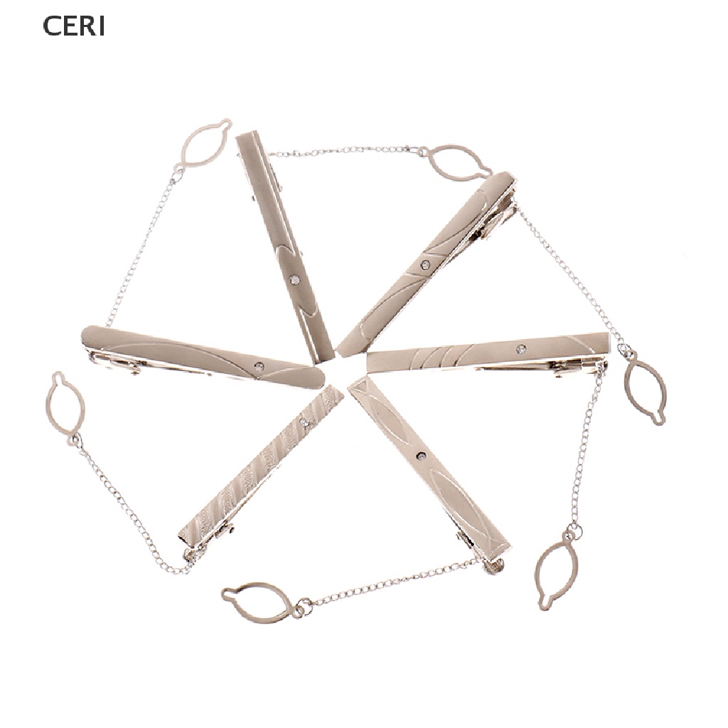 Kẹp cà vạt bằng thép không gỉ màu bạc mới cho nam