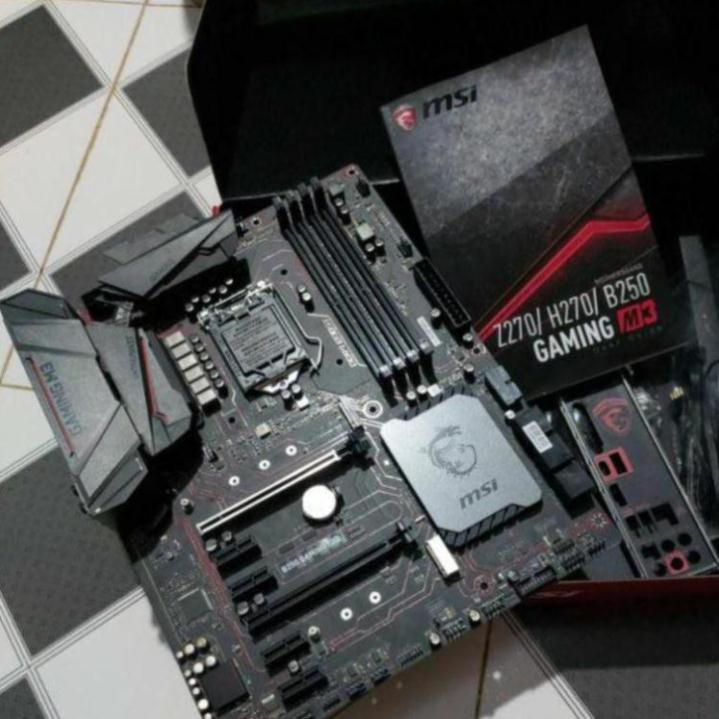 Mainboard MSI B250 GAMING M3 kèm chặn, main sk 1151