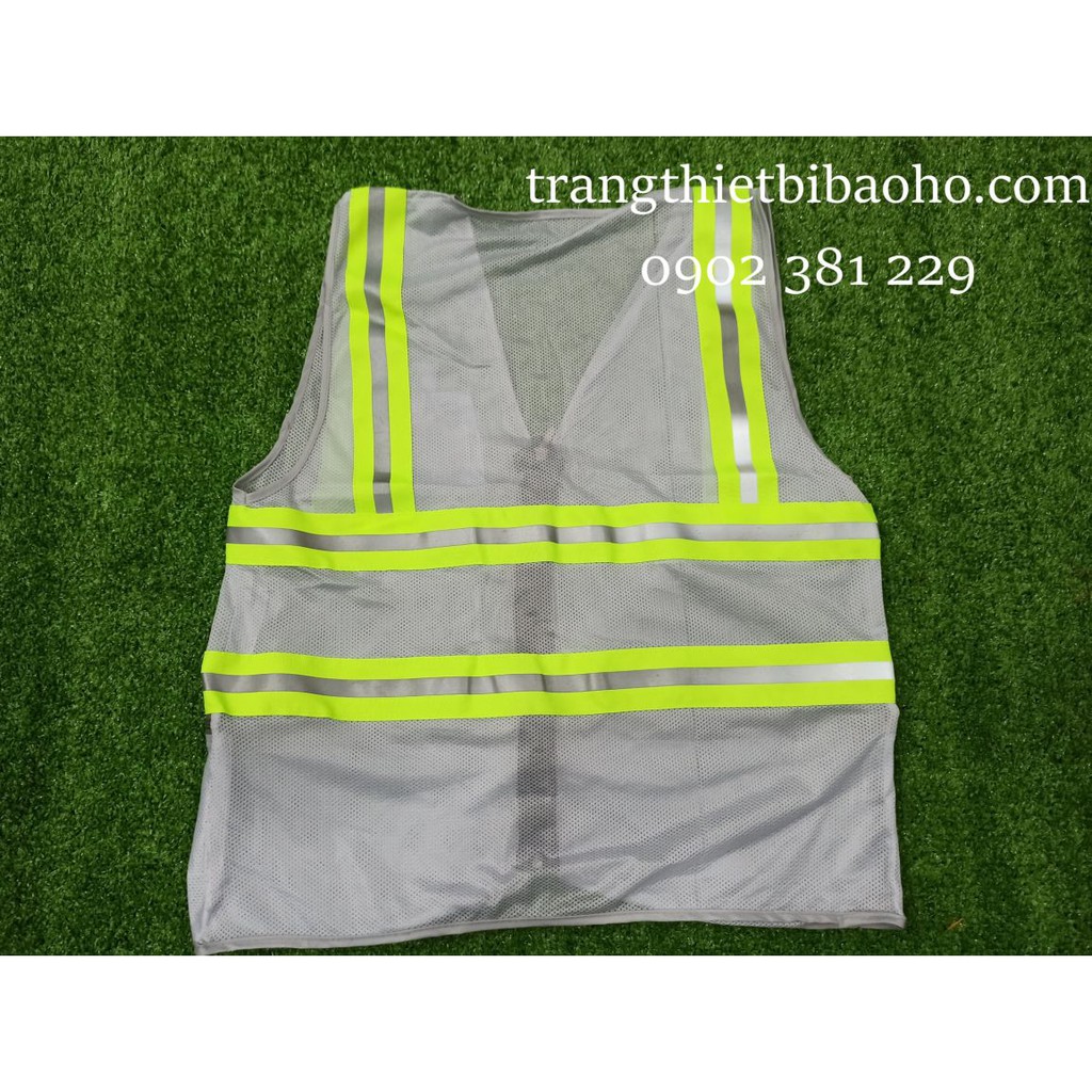 Áo ghi lê lưới phản quang 3 kéo khoác ngoài  - 4 màu lựa chọn