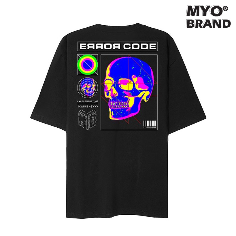 ÁO Thun Đẹp MYO Vải Cotton In Hình Error Core