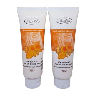 Sữa rửa mặt mụn và chống mụn miss white 100g