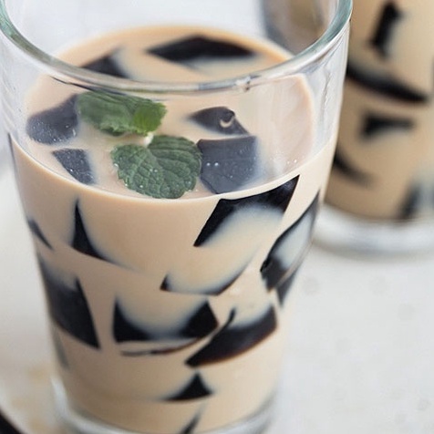 Bột Sương Sáo , Pudding , Thạch Đen Hạt É thương hiệu Thuận Phát 50g tặng kèm dầu chuối