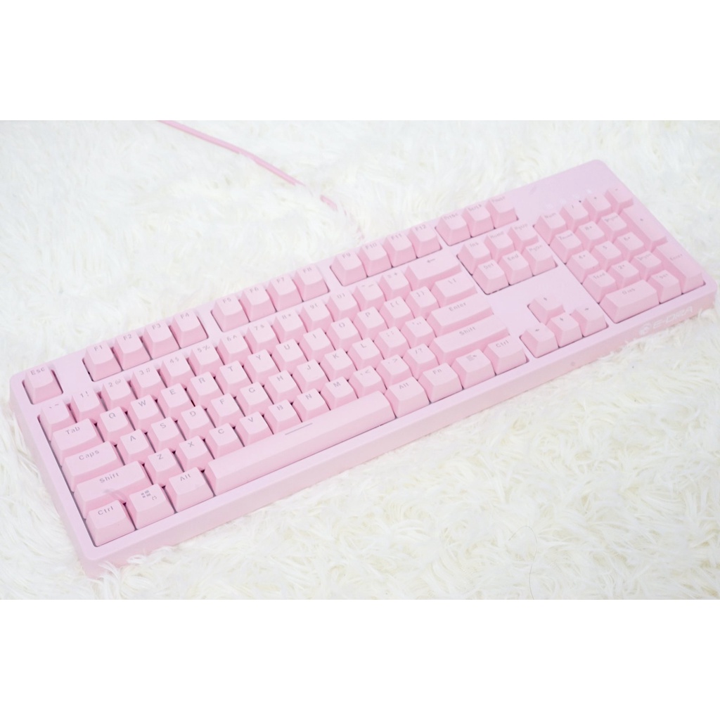 Bàn phím cơ, máy tính E-Dra EK3104 Dream Pink⚡️𝑭𝑹𝑬𝑬𝑺𝑯𝑰𝑷⚡️cao cấp, gõ bền êm tay, chơi game và dùng văn phòng cực tốt