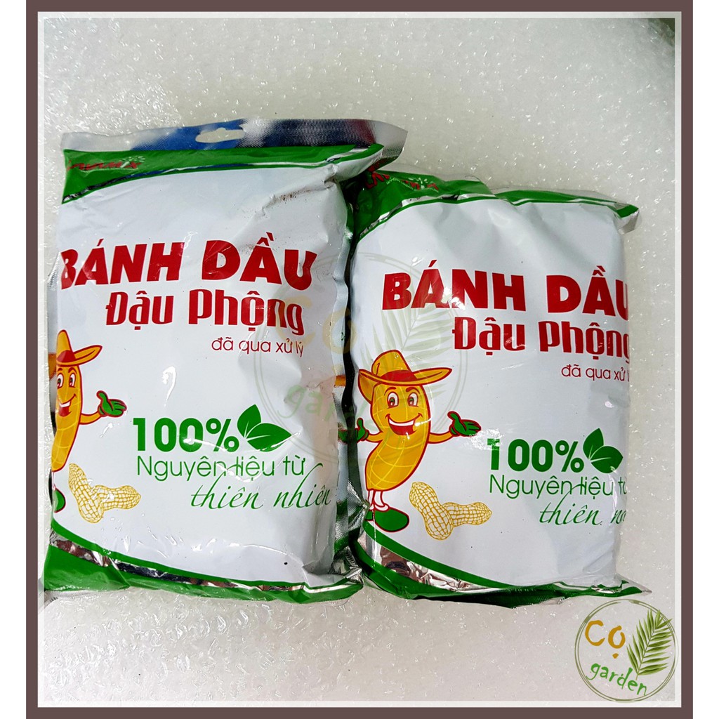 COMBO 2 túi phân Bánh dầu Đậu Phộng đã xử lý Lavamix loại (1kg) - Cọ garden